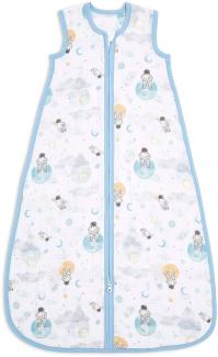 aden + anais™ Essentials Baumwoll-Musselin-Schlafsack, 1,0 TOG tragbare Decke für Babys, Bunte Muster für Mädchen & Jungen, Schlafsack für Neugeborene aus 100% Baumwoll, 0-6 Monate, Space Explorers