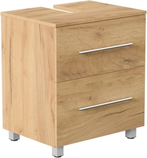 Universal Unterbau auf Standfüßen 55 cm SoftClose eiche gold : Eiche Gold