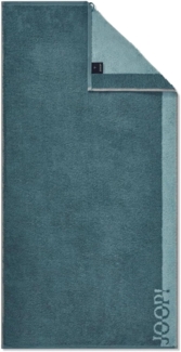 JOOP Frottier Handtücher Tone Doubleface | Handtuch 50x100 cm | aqua