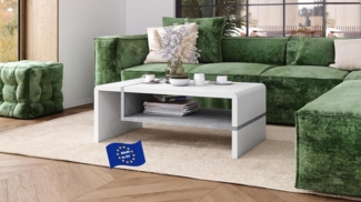designimpex Couchtisch Design Wohnzimmertisch Folk 01 Tisch mit Ablagefläche