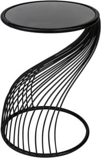 GILDE Beistelltisch GILDE Beistelltisch Ray - schwarz - H. 54cm x D. 38cm (1 Stück)