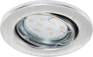 Di-Ka LED Einbauleuchte Fit Move 3er Set alu Ø 8,5 cm GU10, 3W, warmweiß