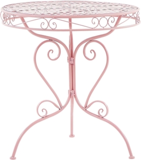 Gartentisch Metall Rosa ALBINIA