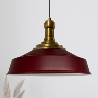 Bamyum Pendelleuchte Bamyum Pendelleuchte Asletl-Knob Hängelampe Ø41 cm Vintage Lampe, ohne Leuchtmittel