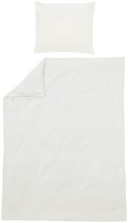 Meyco Uni Bettbezug Off White 140 x 200 / 220 cm