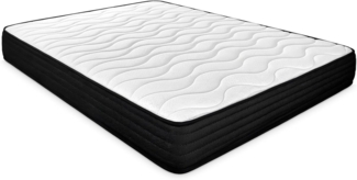 mattfy Viskoelastische Matratze, wendbar, Kloe, 150x200 cm, Festigkeit und Komfort, für Winter/Sommer, Höhe 23 cm