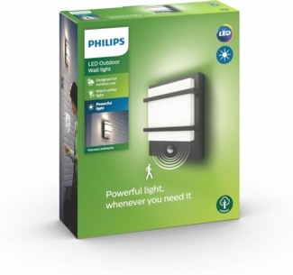 Philips Petronia IR wall lantern anthracite 1x12