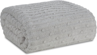 Decke LISA silber 200x220 cm silber