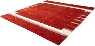 Morgenland Gabbeh Teppich - Loribaft Indus quadratisch - 256 x 249 cm - rot