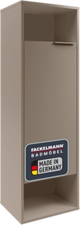 Fackelmann B.PARIS Midischrank 40 cm breit, Grau, Anschlag links