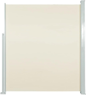 vidaXL Ausziehbare Seitenmarkise 160x500 cm Creme 45461