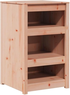 vidaXL Küchenschrank mit Regal Braun 55 x 55 x 92 cm Massivholz Kiefer 868160