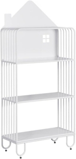 HOME DELUXE Kinderregal aus Metall magnetisch TODO M – Weiß