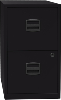 Hängeregistraturschrank PFA, 2 HR-Schubladen, Farbe schwarz