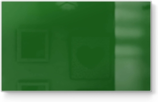 DEQORI Schneidebrett 'Unifarben - Dunkelgrün', Glas, Platte Frühstücksbrett Schneideplatte