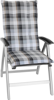 Waidmeister Hochlehnerauflage Hochlehner Auflage Naxos für Gartenstühle, (4 St)