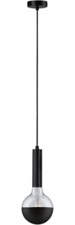 Paulmann 79757 Pendelleuchte Neordic Kine E27 Schwarz Metall