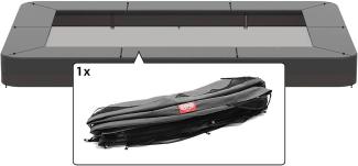 BERG Ersatzteil Schutzrand 330 cm rechteckig grau - EazyFit InGround Federabdeckung für Trampolin