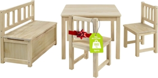 Bomi 'Anna' Kindersitzgruppe, 4-tlg., Kiefernholz natur