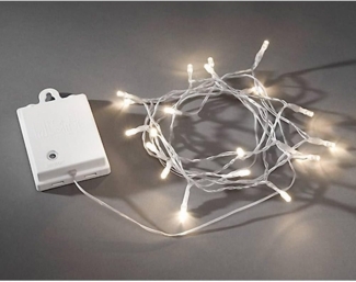 KonstSmide LICHTERKETTE 20XLED AUßEN BATT (AN/AUS WARMWEIß)
