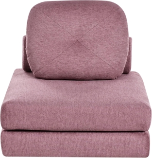 1-Sitzer Schlafsofa OLDEN Stoff Rosa