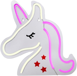 Just light LED Dekoleuchte Unicorn 33 x 1,5 x 33 cm