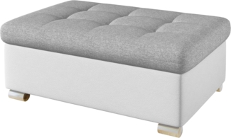 Polsterhocker Niko Groß (Farbe: Soft 017 + Tatum 279)