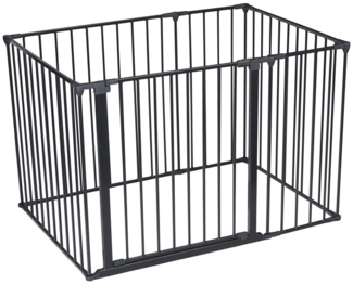 Safetots Premium MehrPanelSpielbereich, 72x105 cm, Schwarz, 70cm Hoch, BabySpielplatz, Spielbereich für Kleinkinder, Großer Spielbereich, Einfache Installation