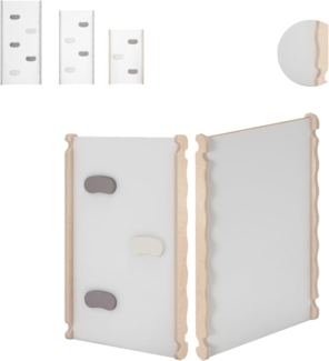 MAMOI® Modernes Mini Kleinkindrutsche für Kletterdreieck | Mini Babyrutsche Indoor aus natürlichem Holz, scandi Design | CE | 100% ECO | Made in EU