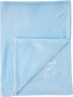 Playshoes Fleece-Decke Bär bleu Gr. 75x100 cm