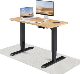 Höhenverstellbarer Schreibtisch (120 x 60 cm) - Schreibtisch Höhenverstellbar Elektrisch mit Flüsterleisem Dual-Motor & Touchscreen - Hohe Tragfähigkeit - Stehtisch von Desktronic