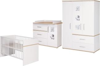 Roba 'Pia' 3-tlg. Babyzimmer-Set Kommode breit