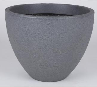 Pflanztopf "Stone" 78cm, H 57cm grau Übertopf