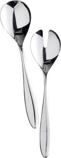 Alessi SG38-14 Mami Salatbesteck, Edelstahl, 17 x 27. 5 x 27 cm, 2-Einheiten