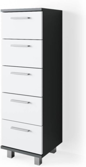 Badschrank Ilias Anthrazit 30 x 95 cm Vicco