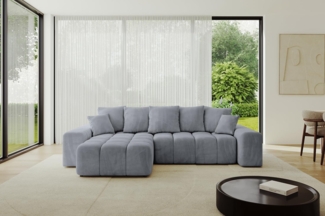 ALTDECOR Ecksofa ENIL-L, Couch mit Schlaffunktion, Wohnzimmer - Wohnlandschaft, Corner Sofa Bett Eckcouch Couch L-Form Schlafcouch Ausziehbar