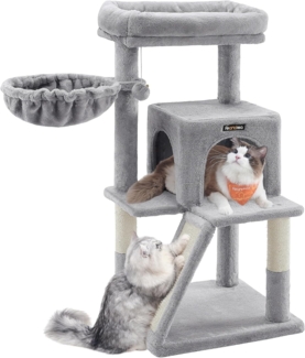 Feandrea Kratzbaum mit großer Aussichtsplattform, Kratzbrett von Songmics PCT51W