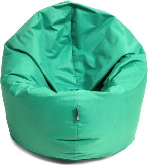 BubiBag Sitzsack für Erwachsene -Indoor Outdoor XL Sitzsäcke, Sitzkissen oder als Gaming Sitzsack, geliefert mit Füllung (125 cm Durchmesser, Pacific)