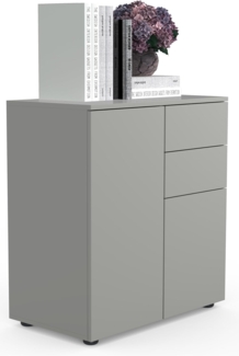VCM Kommode & Sideboard Dalosa 920389 Grau H. 77 x B. 70 x T. 39cm