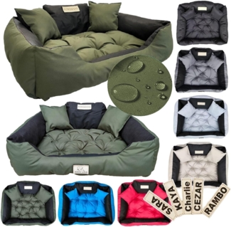 King Dog Tierbett 8AA, Hundebett Katzenbett 75 x 65 cm viele Farben Größe M