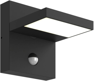 Lucande Außen-Wandleuchte Silvan, 1 x 14 W LED, warmweiß