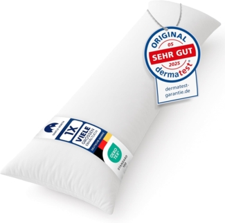 Gentle North Hochwertiges Seitenschläferkissen 40x145 cm - Langes Kissen für Seitenschläfer - Körperkissen - Körperkissen für Erwachsene mit Mikrofaser-Füllung 40x145 cm lang - –kotex - Schlafkissen