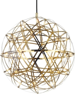 s.luce Atom LED-Hängeleuchte Dimmbar Gold Ø 50cm