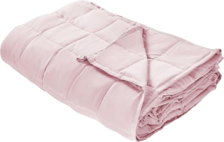 Gewichtsdecke 4 kg NEREID 100 x 150 cm Rosa