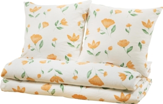 Erwin Müller Bettwäsche Bettwäsche Sparpaket 4-tlg, Seersucker, Blumen