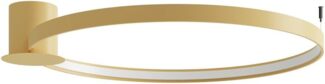 SOLLUX TH. 224 Deckenleuchte RIO LED 50W Aluminium gold L:78cm B:87cm H:12. 5cm 3000K