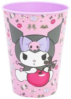 Storline Kinderbecher Hello Kitty Kuromi 260 ml Trinkbecher für Kita & Frühstück, Plastik