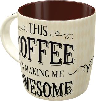 Nostalgic-Art - Kaffeetasse - Word Up - Awesome