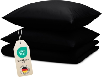 Blumtal Bettwäsche Oeko-TEX zertifizierte Mikrofaser Bettwäsche pflegeleicht & faltenfrei, Bettbezüge aus Atmungsaktivem Mikrofaser