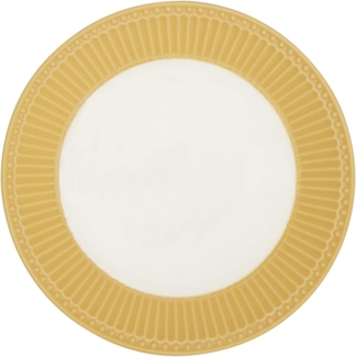 Greengate Teller 23 cm Alice honey mustard